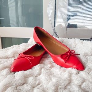 Banana Republic Red Flats